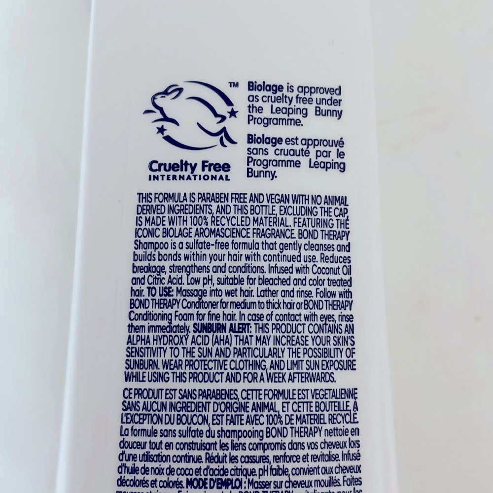 BIOLAGE Bond Therapy Shampoo - Picture 4 of 4